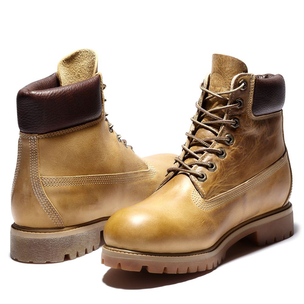 Botas Masculino - Timberland 6-Inch Heritage Impermeavel - JEBCU7451 - Marrom
